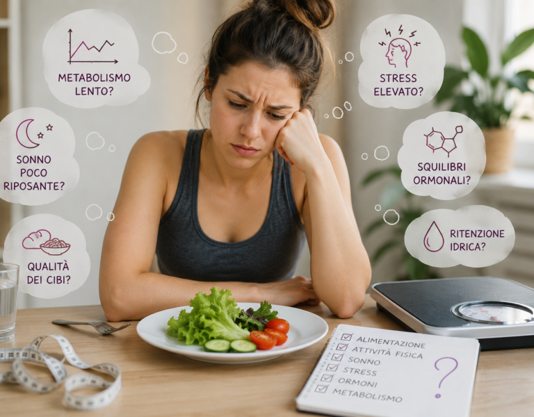perché non dimagrisco anche se mangio poco: adattamento metabolico